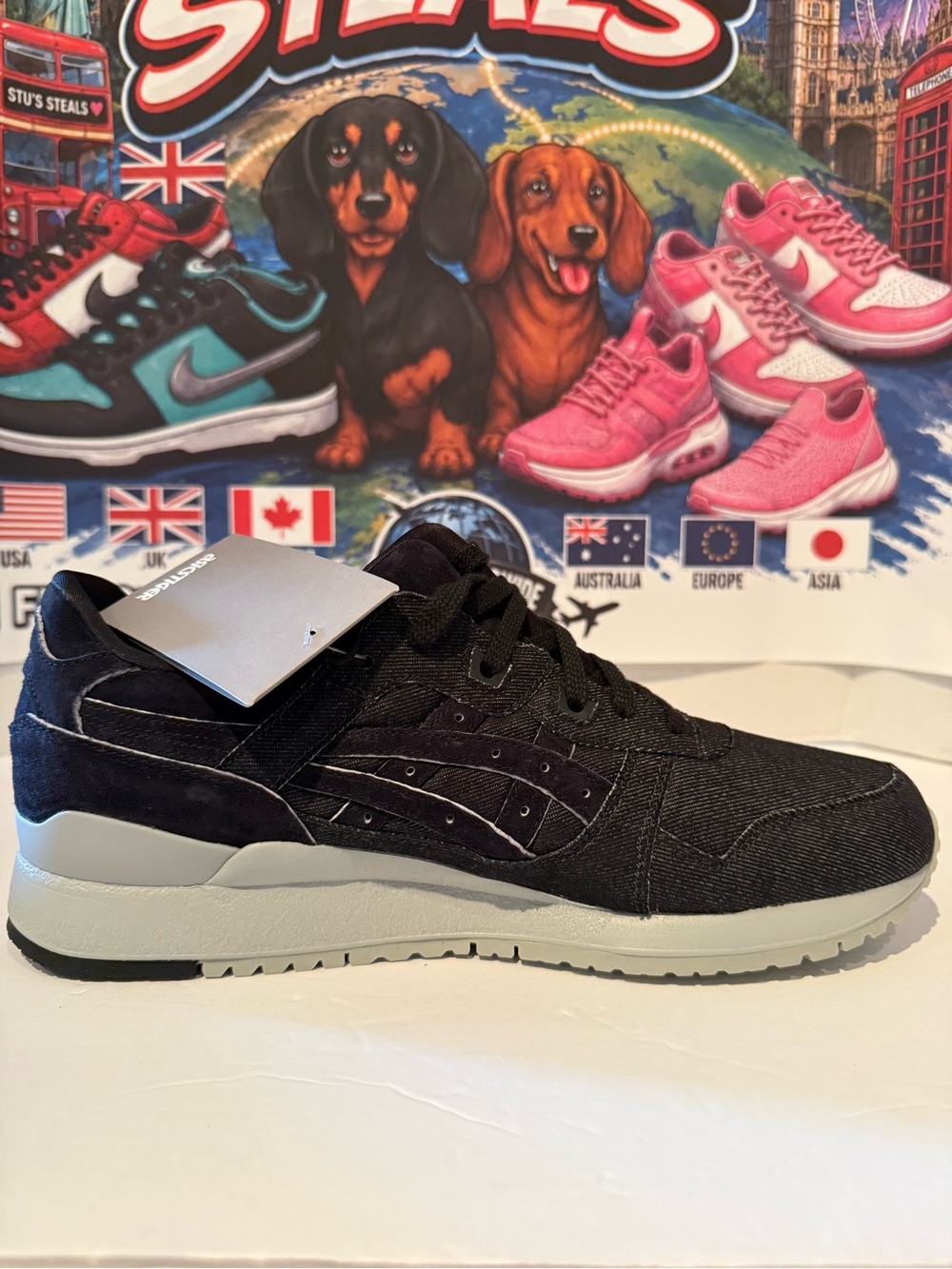 Asics Gel-Lyte III Black White Men's Sneakers - Picture 3 of 10